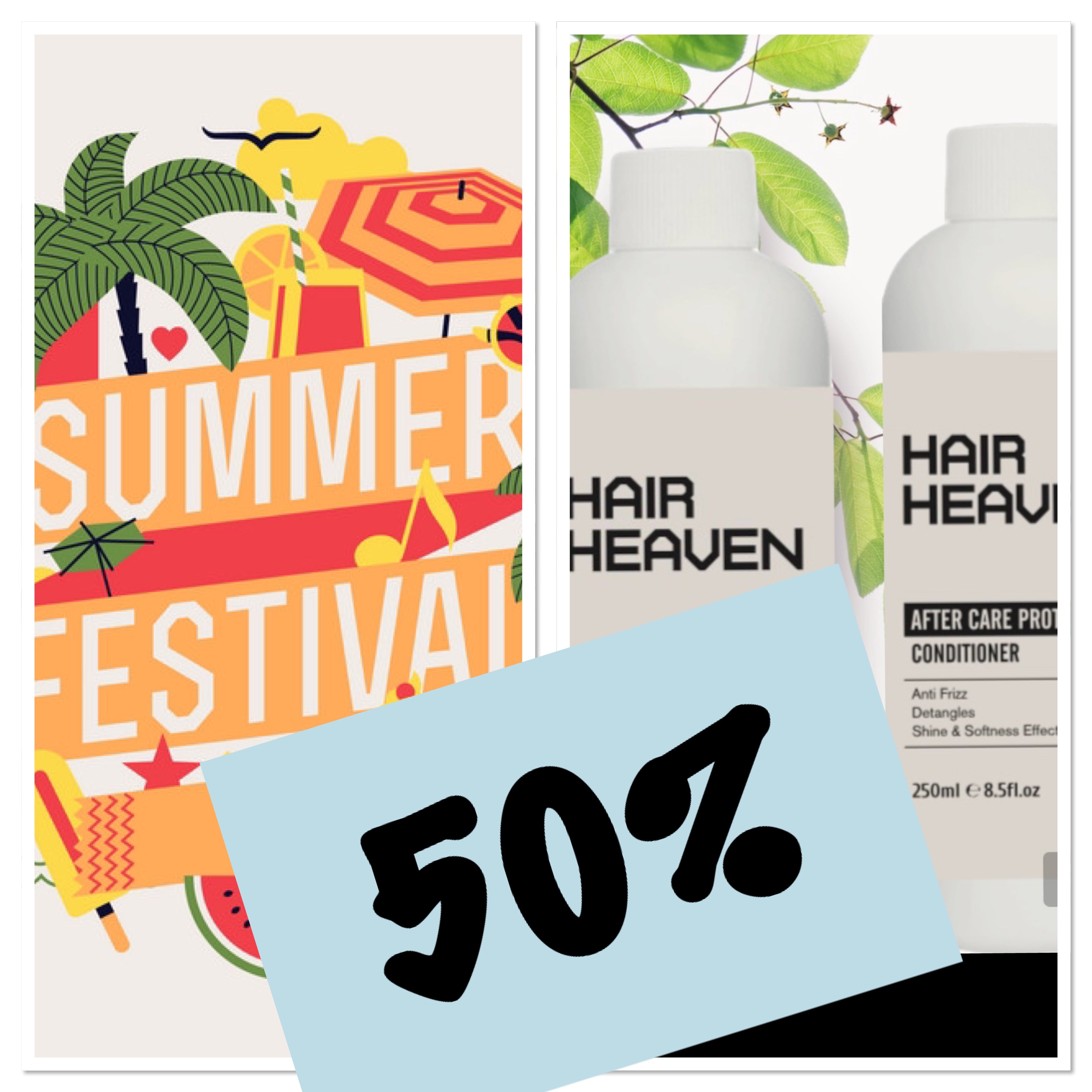 Summer Festival Hair Heaven Keratin&Botox After Care Protection Kit 2x250ml