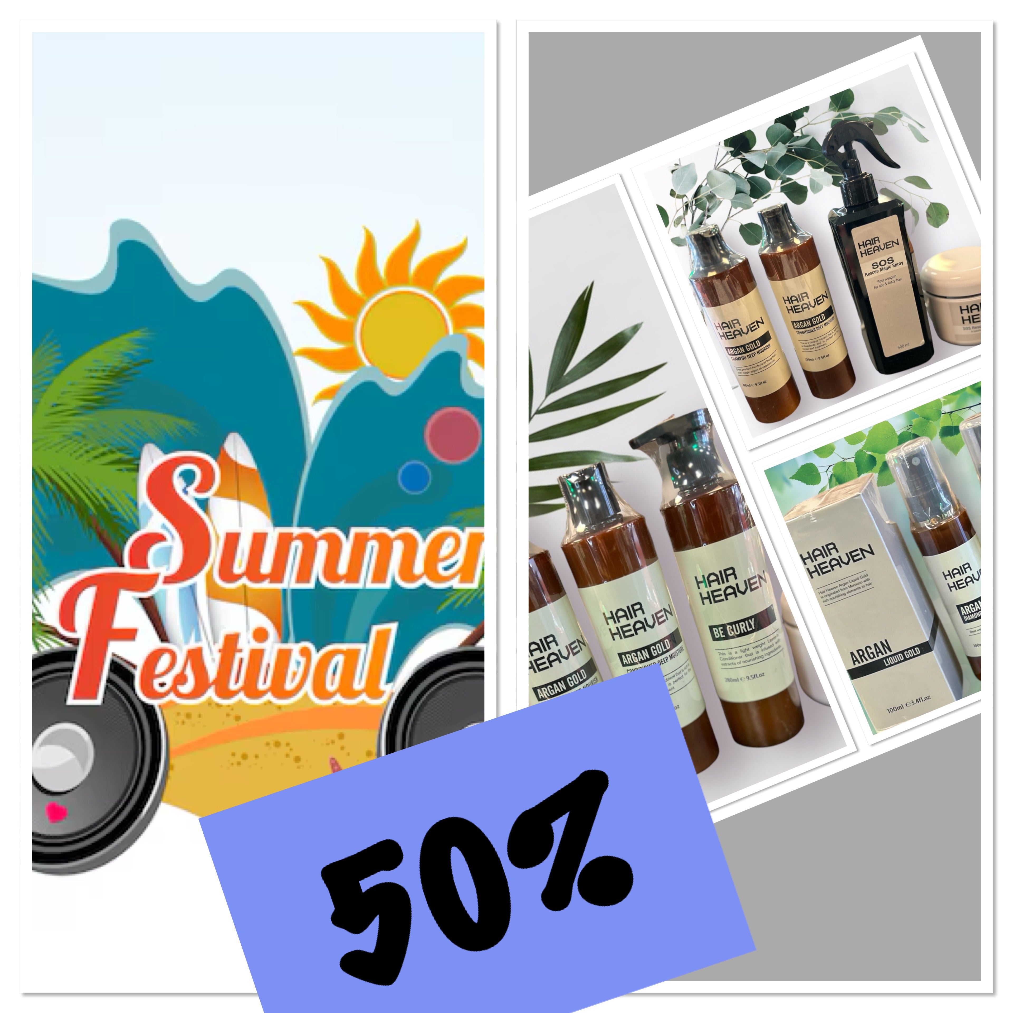 Summer Festival Hair Heaven Full Pack Hairextensions Care