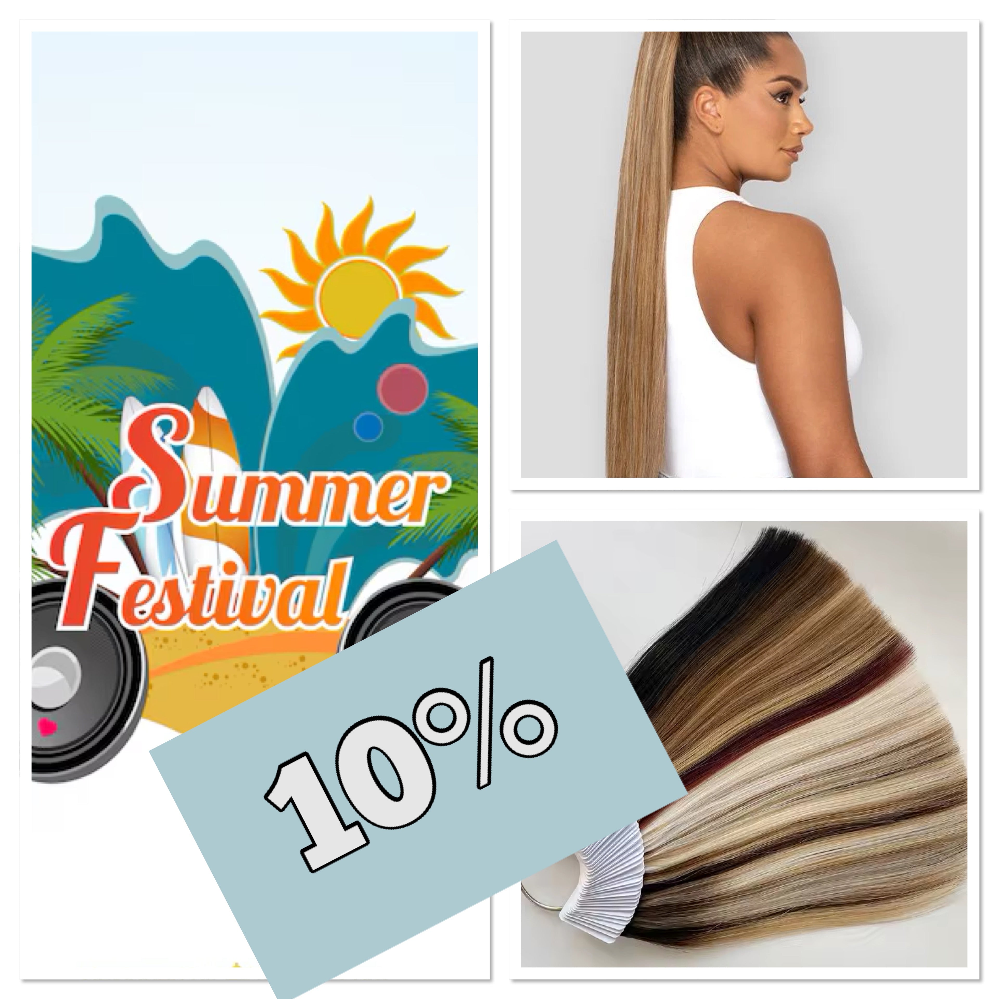 Summer Festival Goldhair Exclusive Custom Made Ponytail