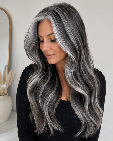 Goldhair Exclusive Handmade Topper 1c/grey