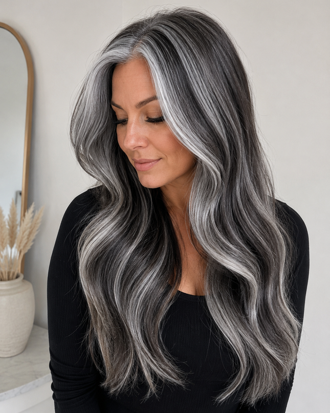 Goldhair Exclusive Handmade Topper 1c/grey