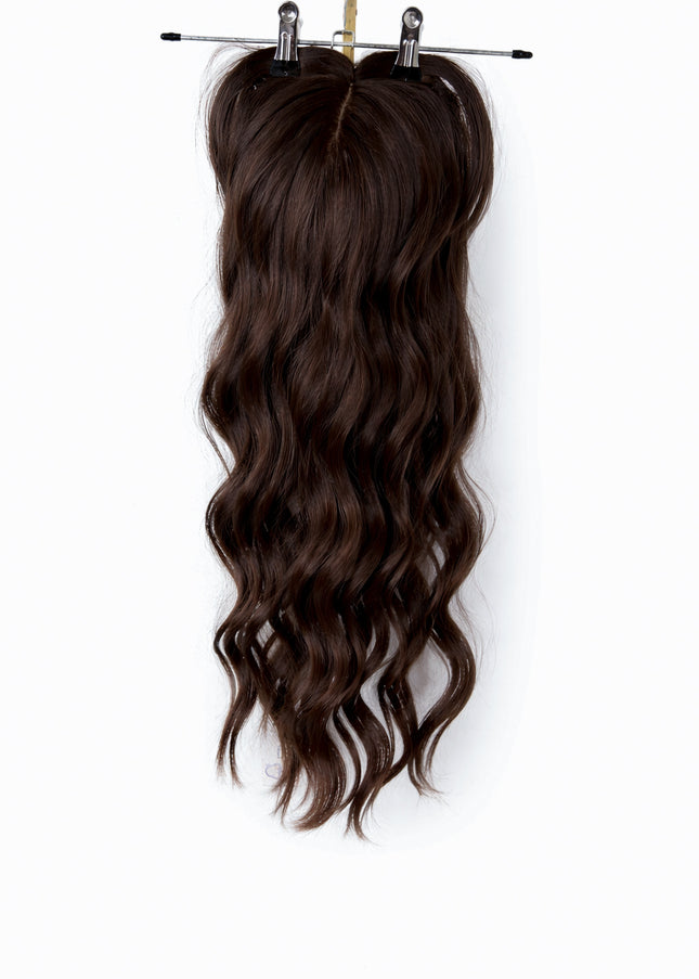 Salon Exclusive Fiber Topper 55cm Cool Dark Brown
