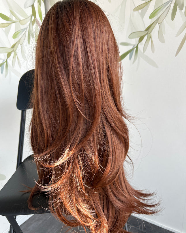Fiber wig cowboy koper