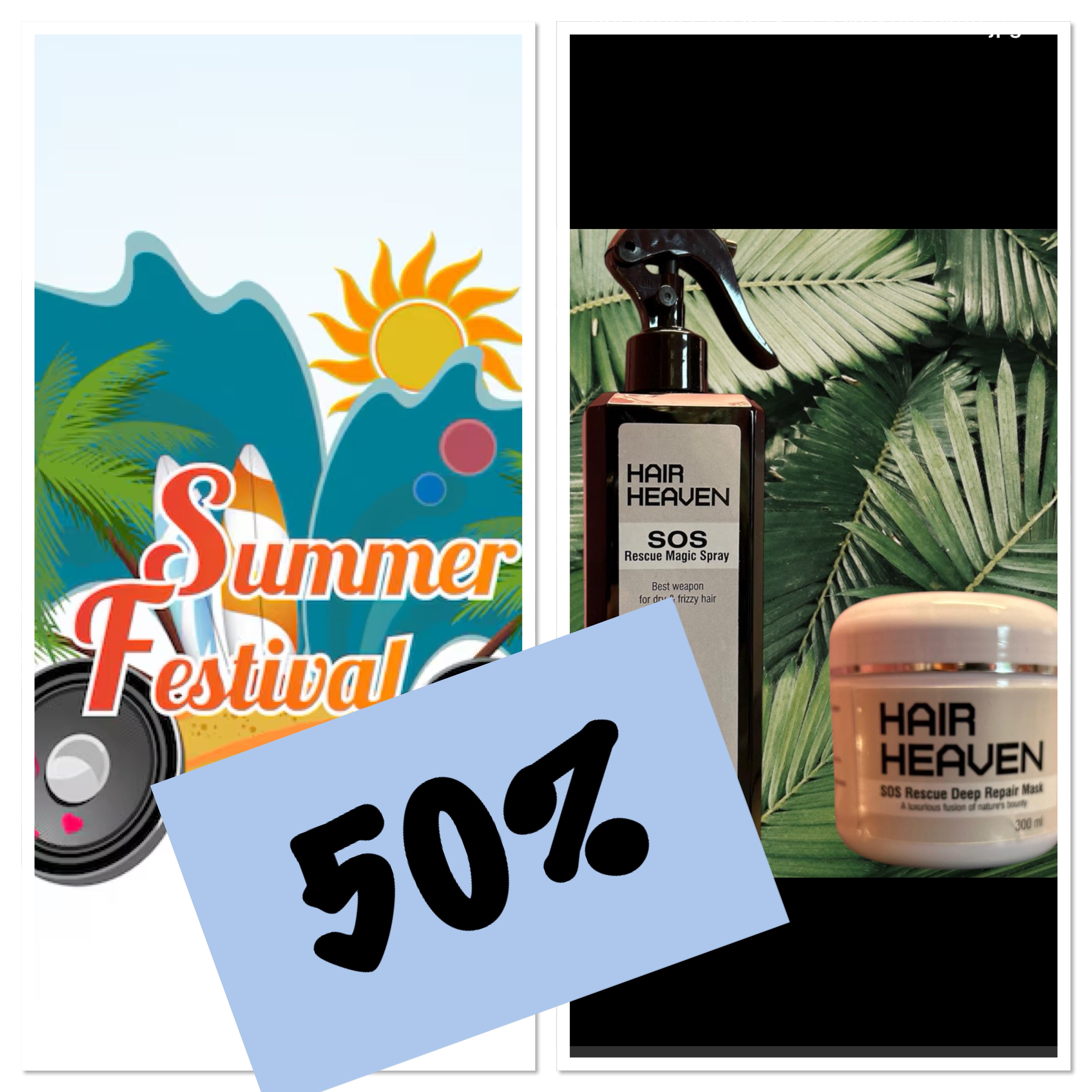 Summer Festival Hair Heaven SOS Rescue Kit