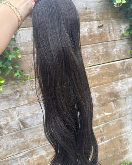 Salon exclusive loos curl clip-in extensions Dark Brown