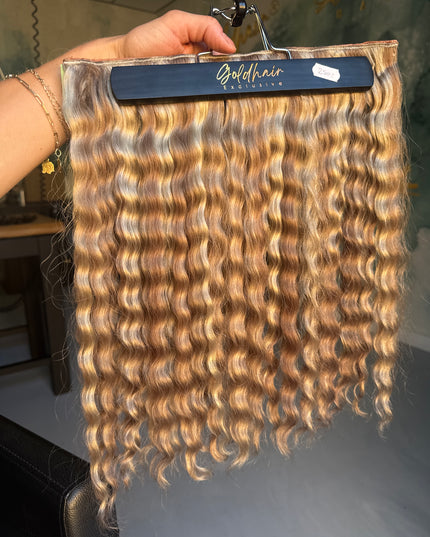 Goldhair Exclusive Human Hair clipinextensions curl 559