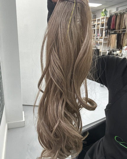 Ponytail extensions fiber hair 50cm nougat