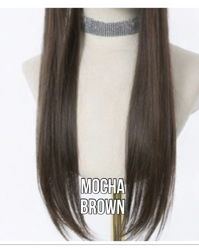 Salon Exclusive Fiber Hair Topper XXL 60cm Mocha Brown