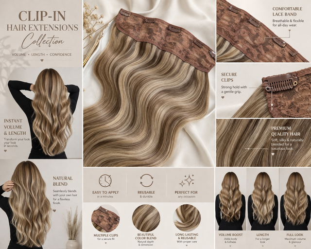 <h2>100Gram High Quality Clip-in Extensions</h2>