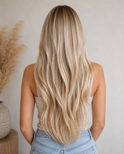Goldhair Exclusive Clip-in extensions one piece 6.2/613