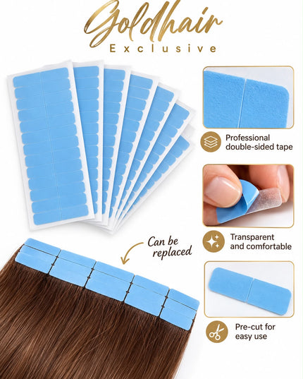Goldhair Exclusive Professionele Tape-in Extensions Strips