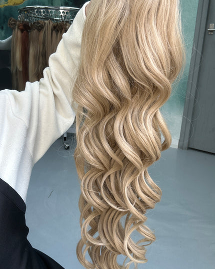 Salon exclusive drawstring fiber ponytail 70cm caramel