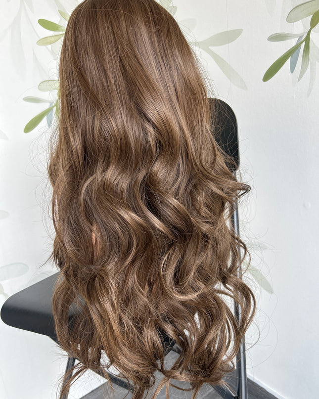 Fiber wig ash brown 65cm
