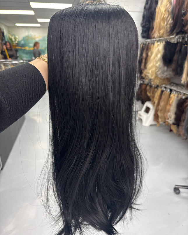 Salon exclusive fiber u-part straight 60cm black