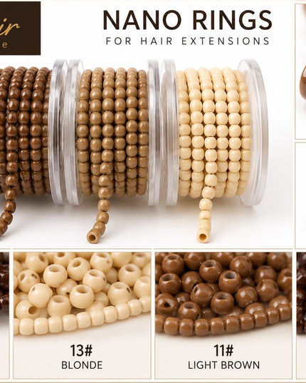 Goldhair Exclusive Voorgeregen Nano Rings 500 stuks