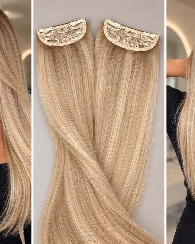 Big fifty clip-in extensions 50gram 22