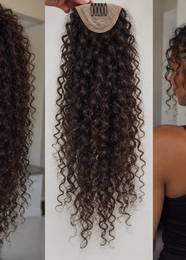 Wrap Around Ponytail Curly 100 Gram 1B