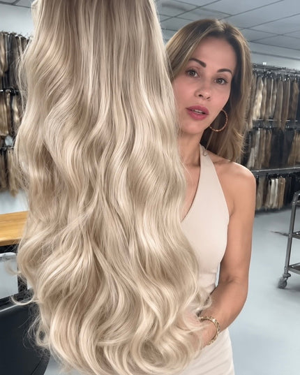 Salon Exclusive U-part Fiber Extensions 60cm Champagne