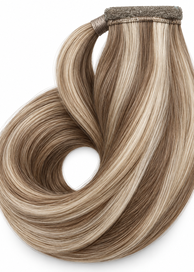 Goldhair Exclusive Ponytail Extensions Human Hair p8/18A/17