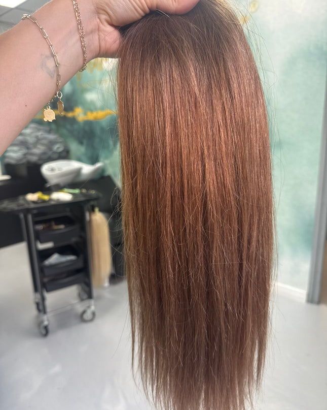 U-part extensions 100% human hair 586