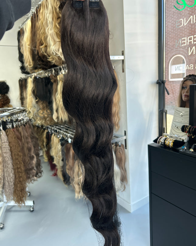 Salon exclusive draw string Brown 70cm