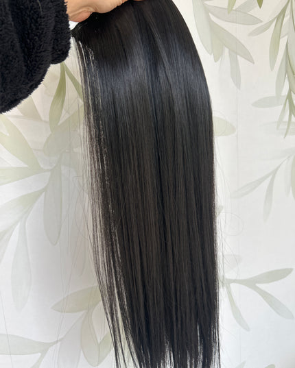 TikTok Sale Salon Exclusive Fiber Extensions straight very dark brown