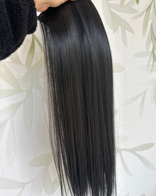 TikTok Sale Salon Exclusive Fiber Extensions straight very dark brown