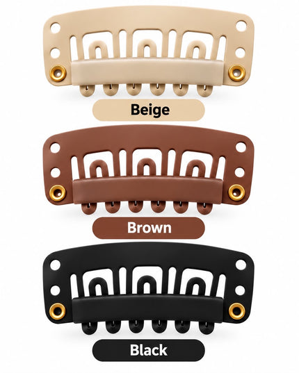 Goldhair Exclusive Clip-in Extension Clips met Antislip 10 Stuks