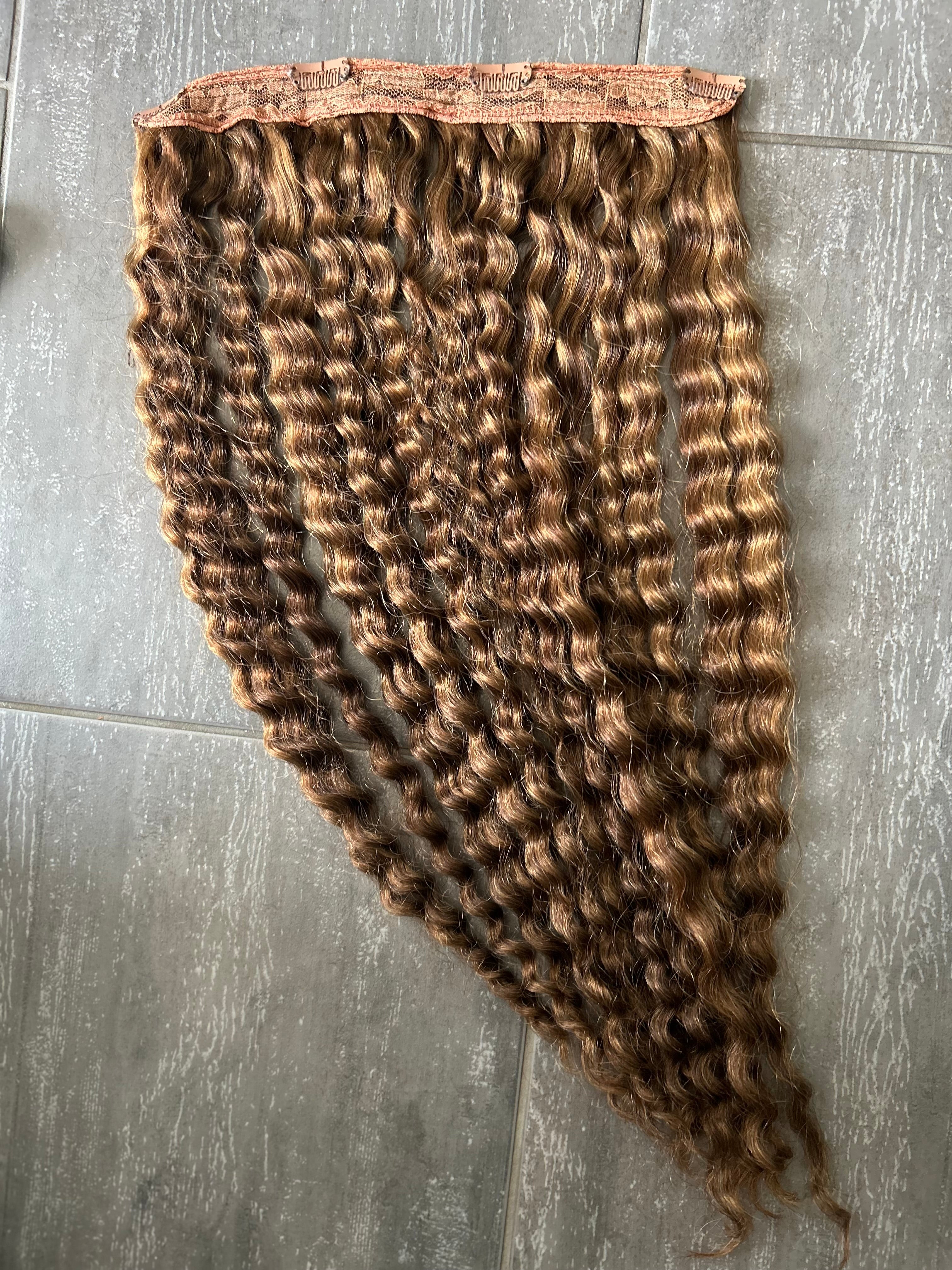 Goldhair Exclusive Curly Clip In Extensions One Piece 100Gram
