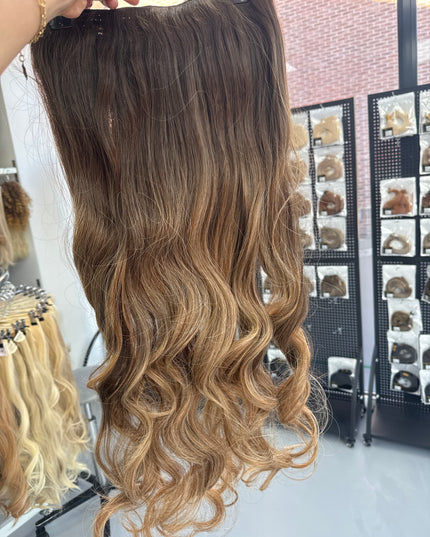 Salon exclusive fiber clip-in extensions 80cm balayage