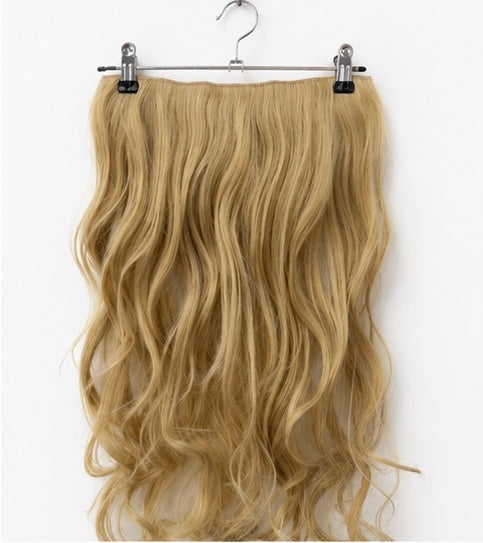 Salon exclusive clip-in extensions one piece medium golden blond