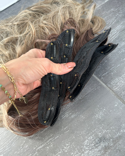 4 Delig Clip-in extensions Fiber Set