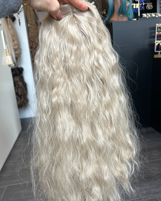 Fiber topper Caribbean Curl  blond