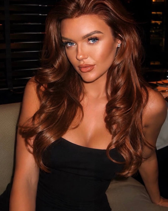 Salon Exclusive U-part Fiber Extensions 60cm Copper