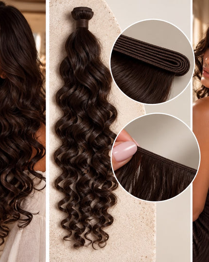 Goldhair Exclusive Genius Weft Curly 1b