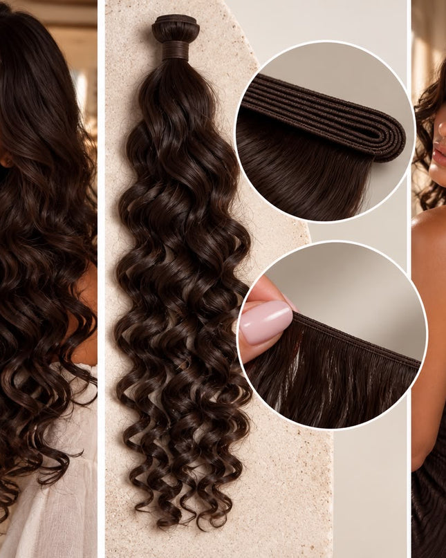 Goldhair Exclusive Genius Weft Curly 1b