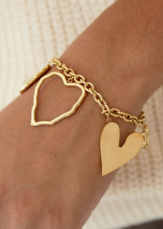 Heartful Statement Bracelet