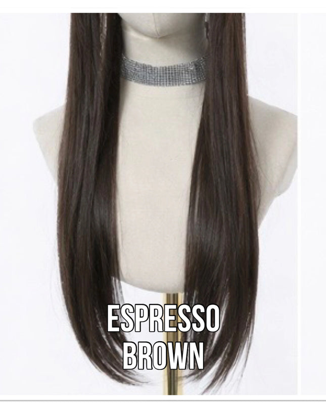 Salon Exclusive Fiber Hair Topper XXL 60cm Espresso Brown