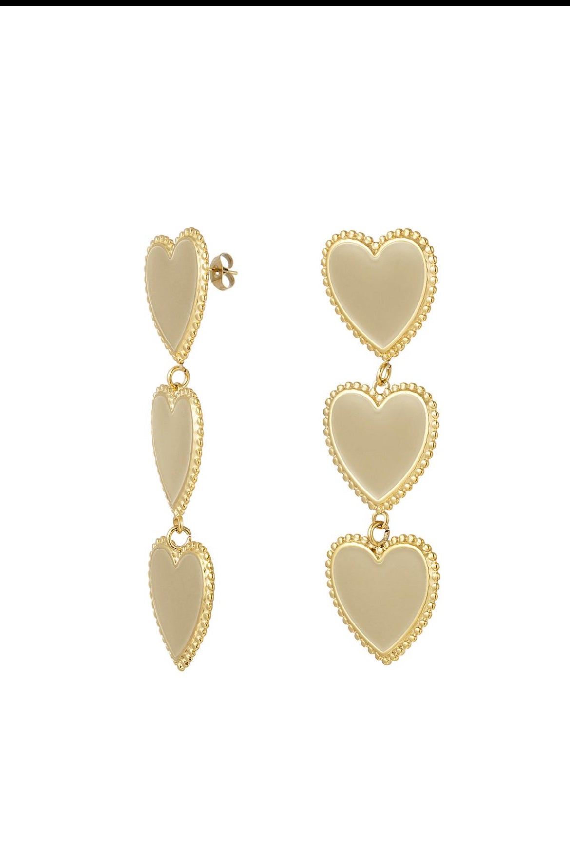 Malis Earring Heartbeat Stainless Steal