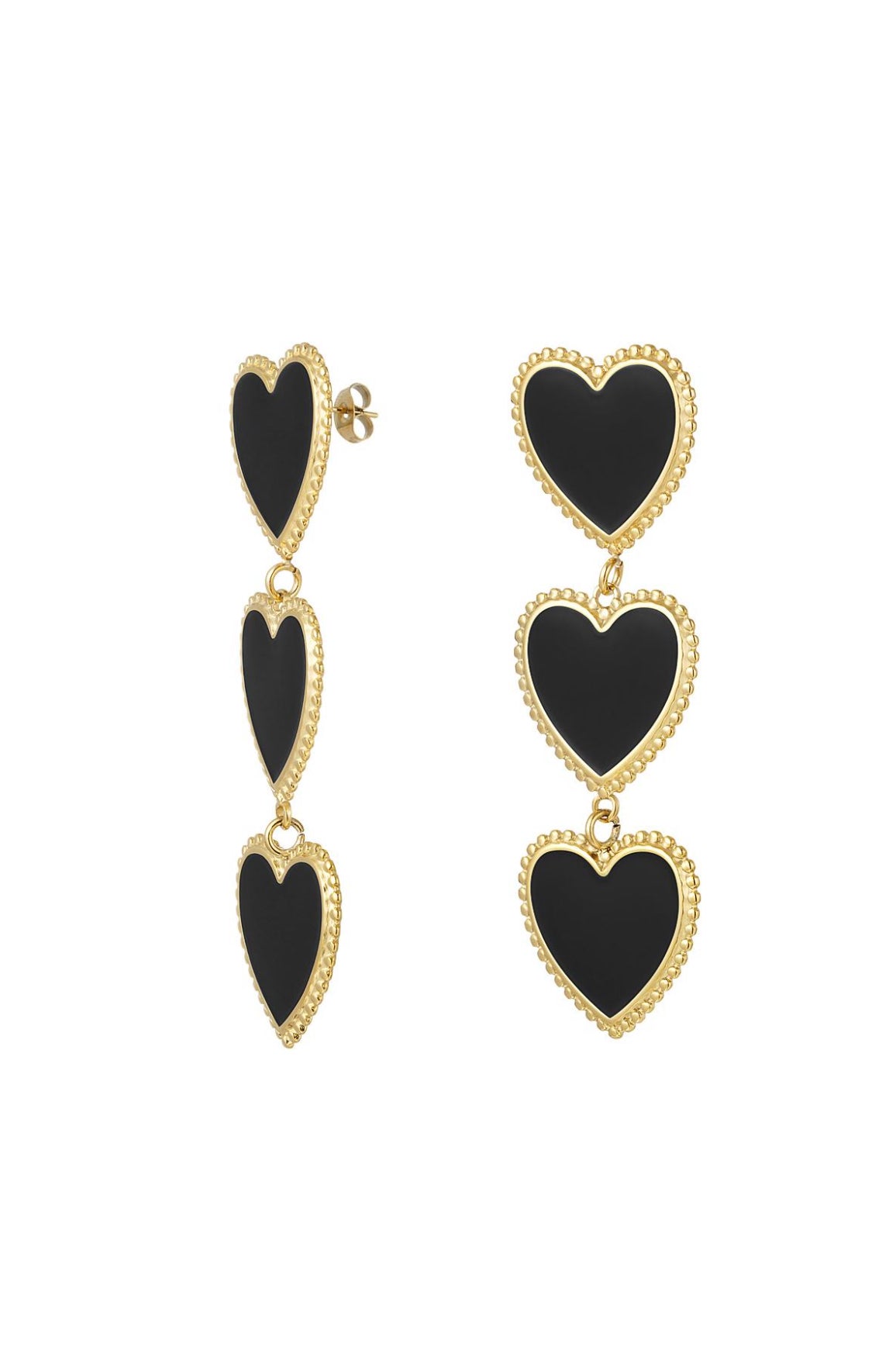 Malis Earring Heartbeat Stainless Steal