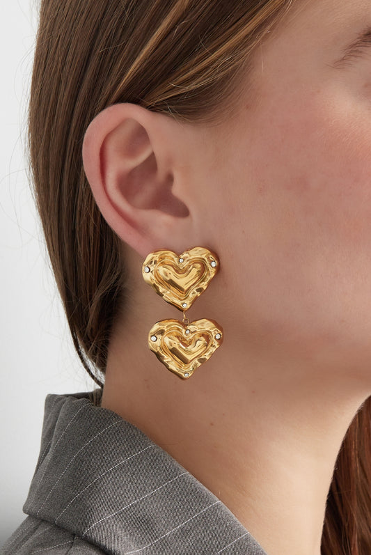 Bubble Hearts Earrings