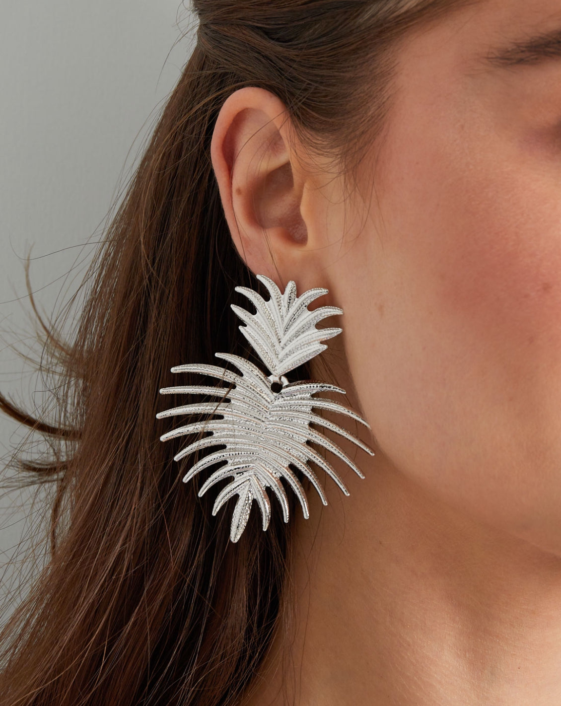 Saartje Earring Gold Pineapple Party