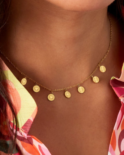 Simone Chain Stainless Steel Coins