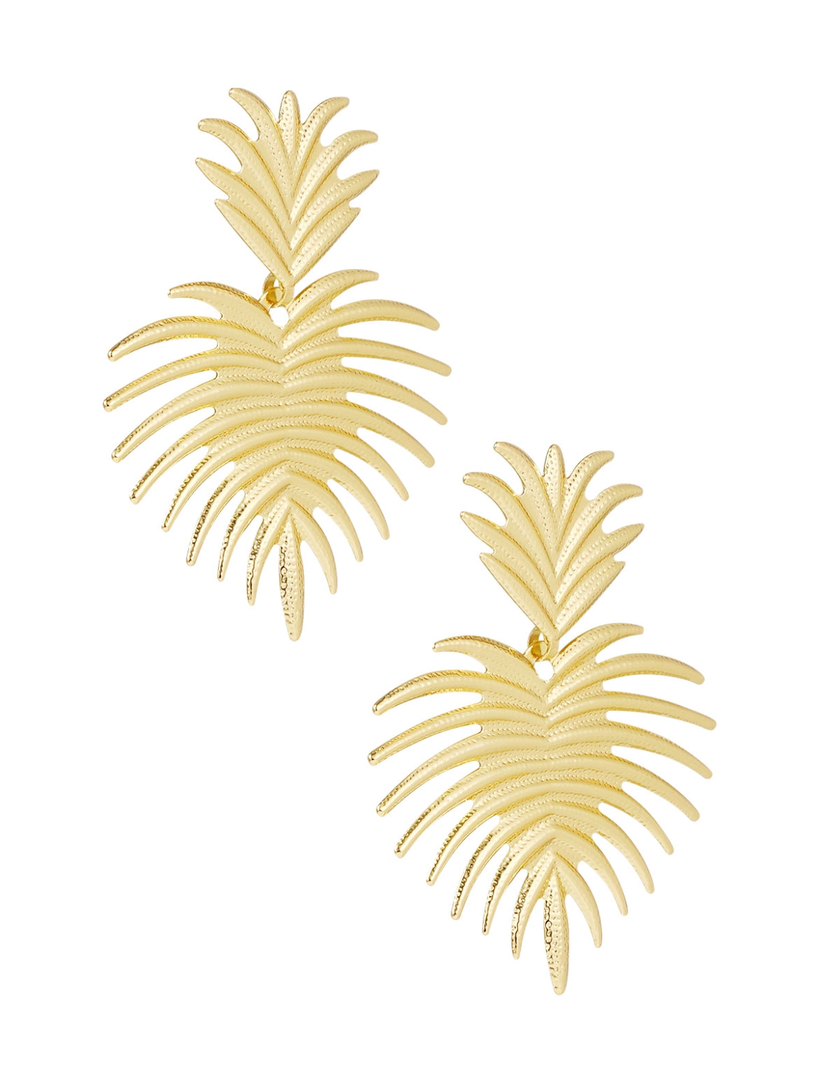 Saartje Earring Gold Pineapple Party