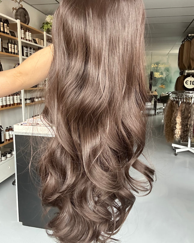 Salon exclusive u-part fiber extensions XXL chocolate brown