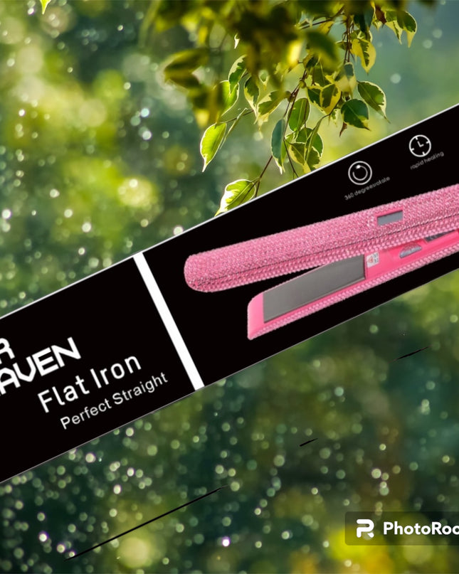 Hair Heaven Flat Iron Chrystal 250 °C