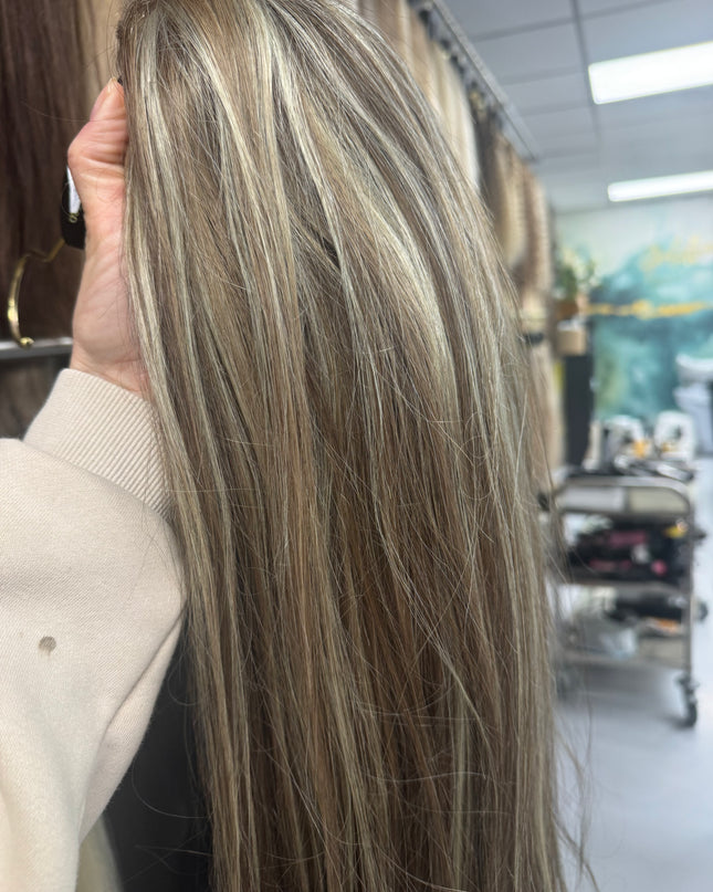 Hair topper human hair all over