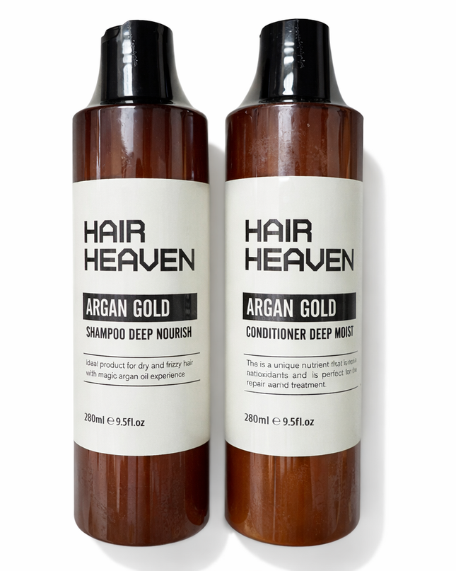 Hair Heaven Argan Gold  Shampoo & Conditioner