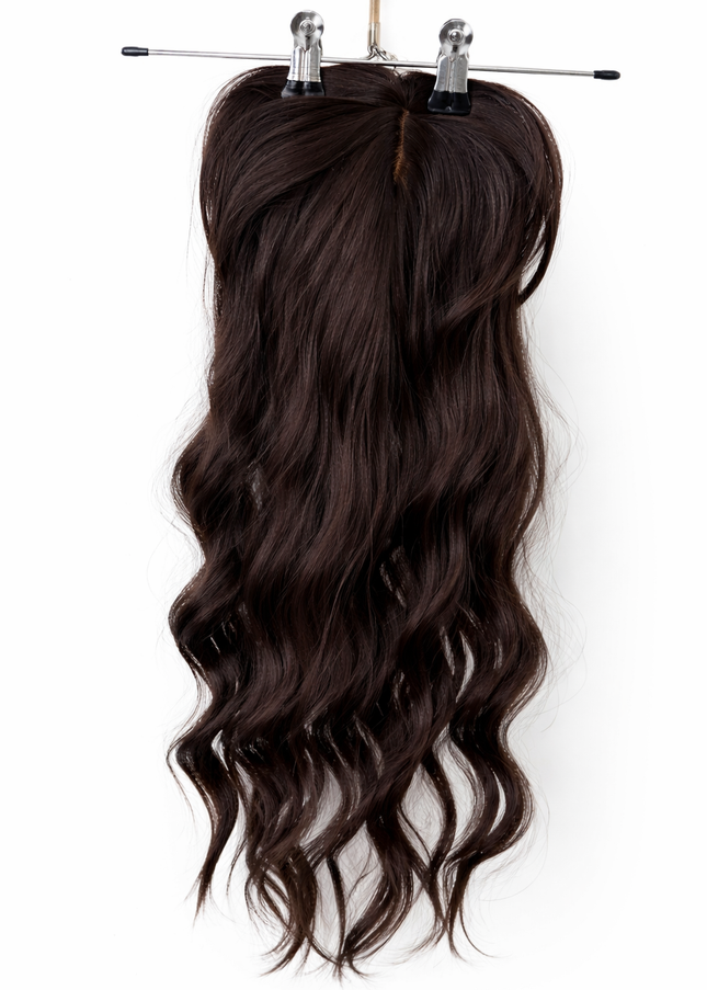 Salon Exclusive Fiber Topper 55cm Deep Brunette
