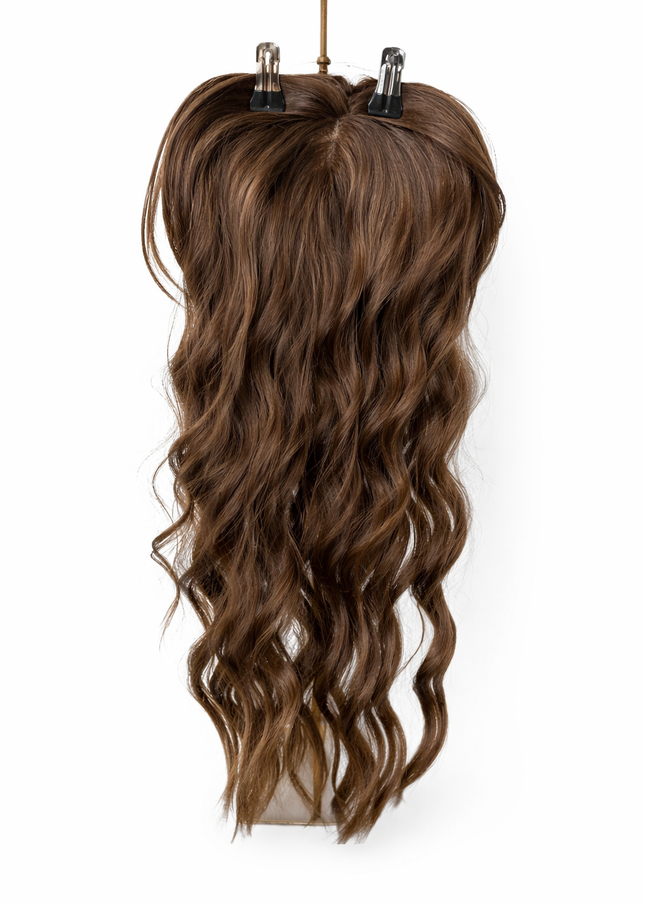Salon Exclusive Fiber Topper 55cm Chocolate Brown